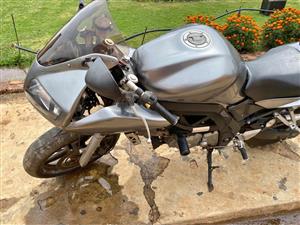 Suzuki SV 650 stripping for spares. Meyerton bike scrapyard new and secondhand spares and accessorie