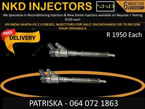 DIESEL INJECTORS FOR HYUNDAI SANTA-FE 2.0 FOR SALE