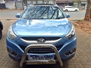 2015 HYUNDAI IX35 2,0 AUTOMATIC DOUBLE SUNROOF PETROL 86.000KM BLUE COLOUR LEATHER SEATS REVER