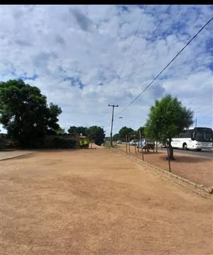 EMPTY BIG LAND ON THE MAIN ROAD IN MABOPANE BOKONHOUNT FOR SALE. 1000 SQUARE IN SIZE