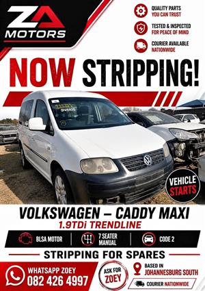 CADDY MAXI PANELVAN STRIPPING NOW