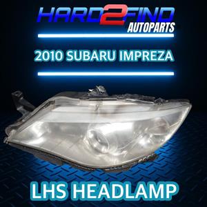 2010 Subaru Impreza LHS Headlamp For Sale!!!