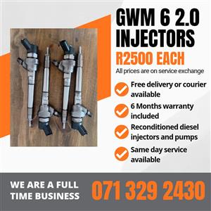 GWM STEED 6 2.0 INJECTORS FOR SALE WITH WARRANTY 