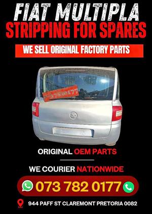 Fiat multipla stripping for spares 