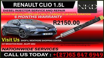 RENAULT CLIO 1.5 DIESEL INJECTORS