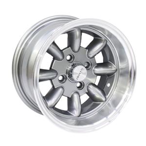 13″ EVO AC Mini Lite 4/101.6 Grey Alloy Wheels