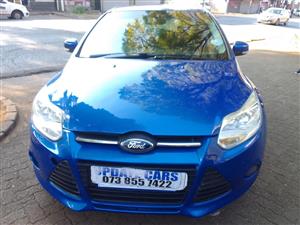 2013 FORD FOCUS 1.6 Ambiente manual blue color  Service Book petrol