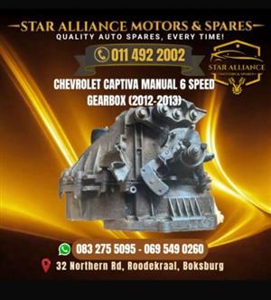 CHEVROLET CAPTIVA MANUAL 6 SPEED GEARBOX (2012-2013) 