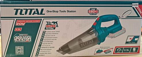 Brand New Total Tools Cordless Vacuum Cleaner, 20V. 0.5L