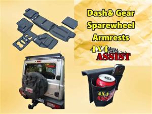 Dashcovers, Armrests, Sparewheel & Gearcovers, Toolbags & 4x4 Canvas