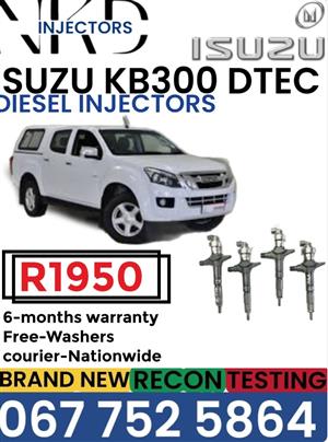 Isuzu KB300 Dtec Diesel injectors 