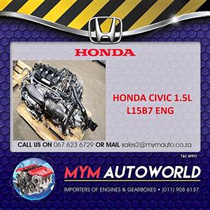 HONDA CIVIC 1.5L L15B7 USED IMPORTED ENGINE