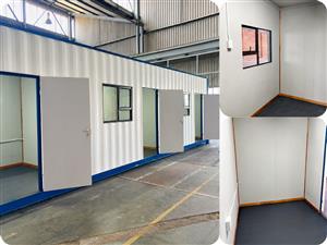 12m Shipping Container Partitioned Offices