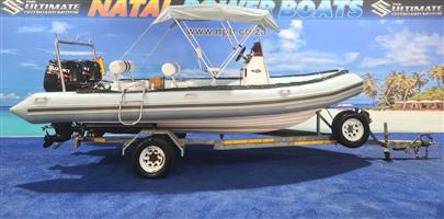 STINGRAY 6.2 ON TRAILER 2 X 90 HP SUZUKI 4 STROKES  