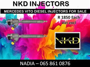 MERCEDES VITO DIESEL INJECTORS FOR SALE OR EXCHANGE OR RECON