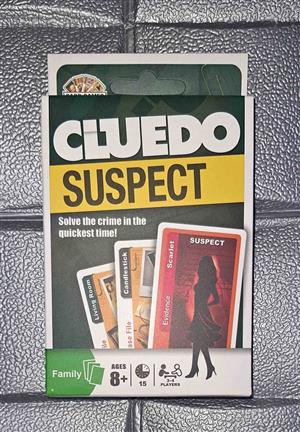 Cluedo Suspect Card Game Brand New