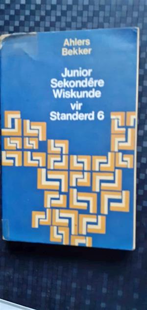 Junior Sekondere Wiskunde vir Standerd 6 - Ahlers Bekker