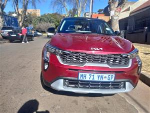 2024 KIA SONET 1.5 PETROL, AUTOMATIC, MAROON, 2400KMS