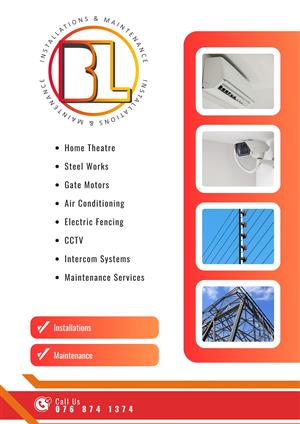 Aircon CCTV Gate Motors Electric Fencing Intercoms Home Automation