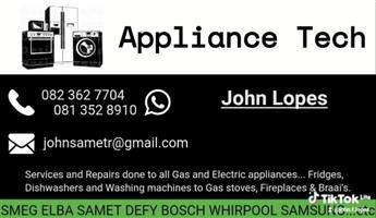 GAS AND ELECTRIC APPLIANCES EXPERT SERVICE AND REPAIRS 