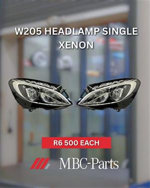 W205 Headlamp Single Xenon
