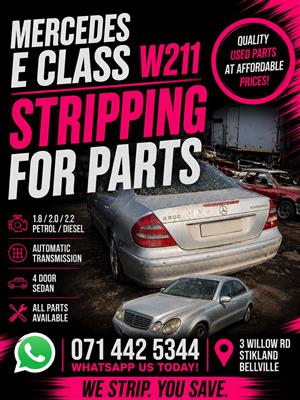 Mercedes E class W211 - Stripping for parts
