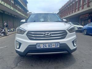 2018 HYUNDAI CRETA 1.6 PETROL, AUTOMATIC TRANSMISSION, WHITE COLOUR