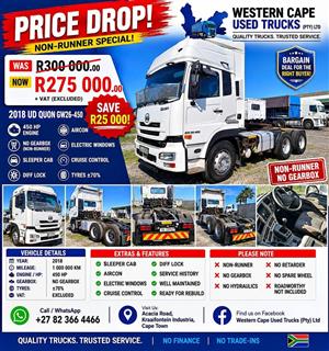 2018 UD Quon GW26-450