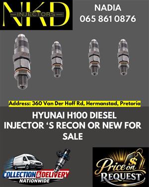 HYUNDAI H100 DIESEL INJECTORS REBUILD AND TESTED WITH REPORT