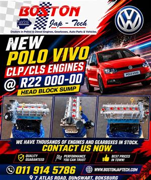 New Polo Vivo CLP / CLS Engines Head block Sump