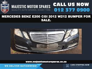 2012 Mercedes Benz Merc E200 W212 CGI bumper for sale used 