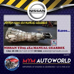 NISSAN YD25 4X4 MANUAL GEARBOX