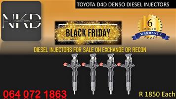 TOYOTA D4D DIESEL INJECTORS FOR SALE
