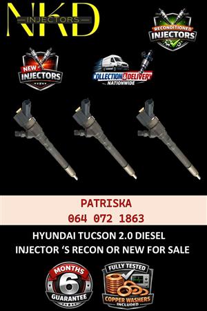 DIESEL INJECTORS- PRICE ON REQUEST FOR HYUNDAI TUSCON 2,0 