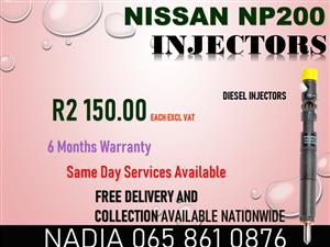 NISSAN NP200 DIESEL INJECTORS FOR SALE 
