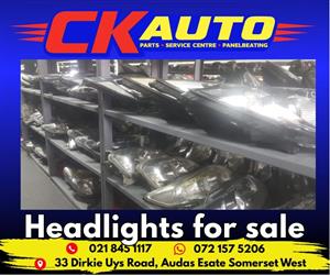 Headlights for sale for most vehicle make and models.