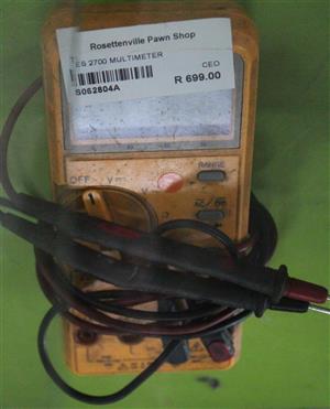 TEST 2700 MULTIMETER S062804A