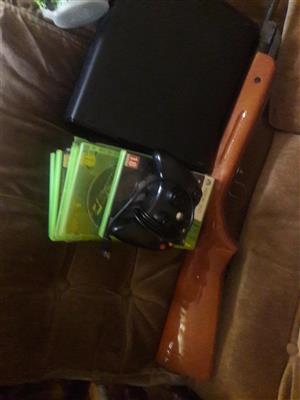 Xbox 360 and 7games paintball  gun and pellet gun to swap  for ps4 or for sale