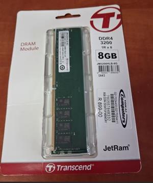 Transcend 8GB DDR4 Desktop Memory for Sale