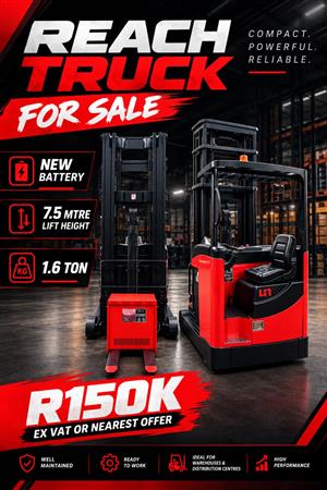 Reach Truck For  Sale