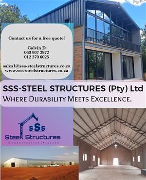 Steel Structure! For Churches - Schools - Warehouses - Workshops etc..