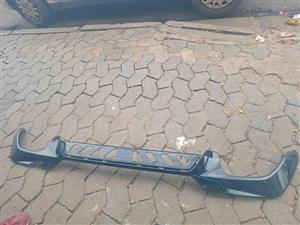 Rear Diffuser - Quad Exit - Fits BMW F10 - 5 Series - Gloss Black