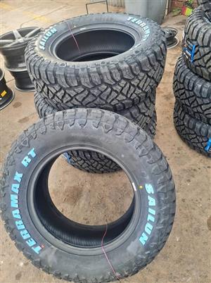 4x265/65/17 Sailun TERRAMAX RT Brand new tyres fitted and balanced