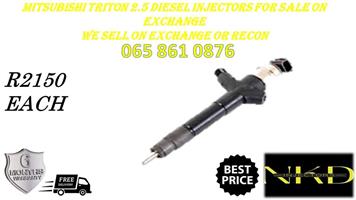 RECONDITIONED DIESEL INJECTORS FOR MITSUBISHI TRITON 2.5 ON SALE