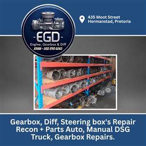 Gearbox and diff and steering boxes repair recon and parts 