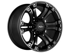 18″ A-Line Granite 6/139 Satin Black Alloy Wheels
