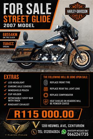 Harley Davidson Street Glide 2007 Model!
