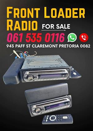 Front loader radio for sale