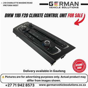BMW 118i f20 climate control unit for sale second hand