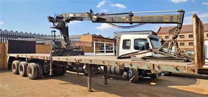 Trailer and Crane